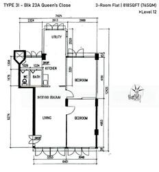 Blk 23A Queen's View (Queenstown), HDB 3 Rooms #445039291